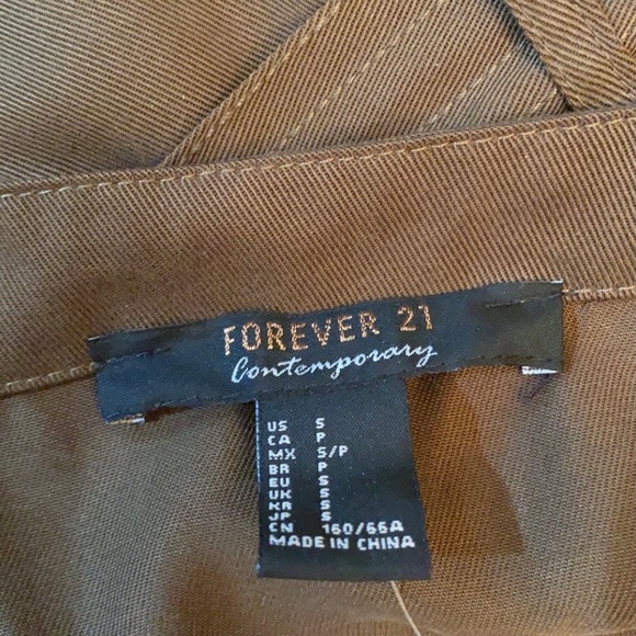 Forever 21 Contemporary olive green romper - Picture 6 of 8